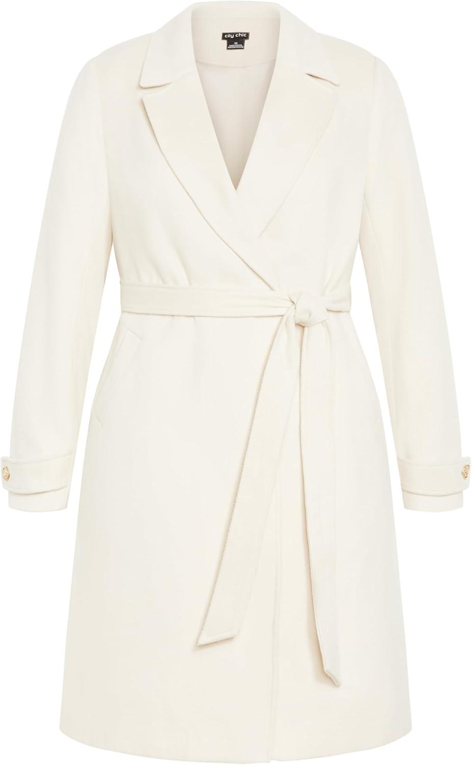 image:imageCity Chic Womens Plus Size Abby CoatOat