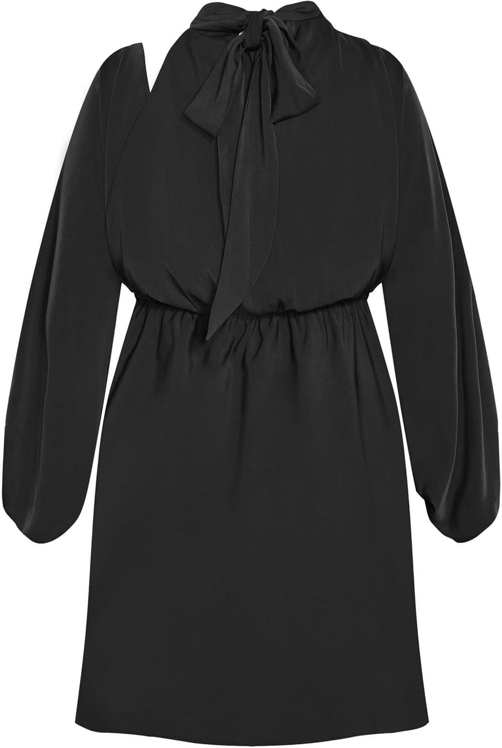 image:imageCity Chic Womens Plus Size Cocktail Dress Jaylee MiniBlack