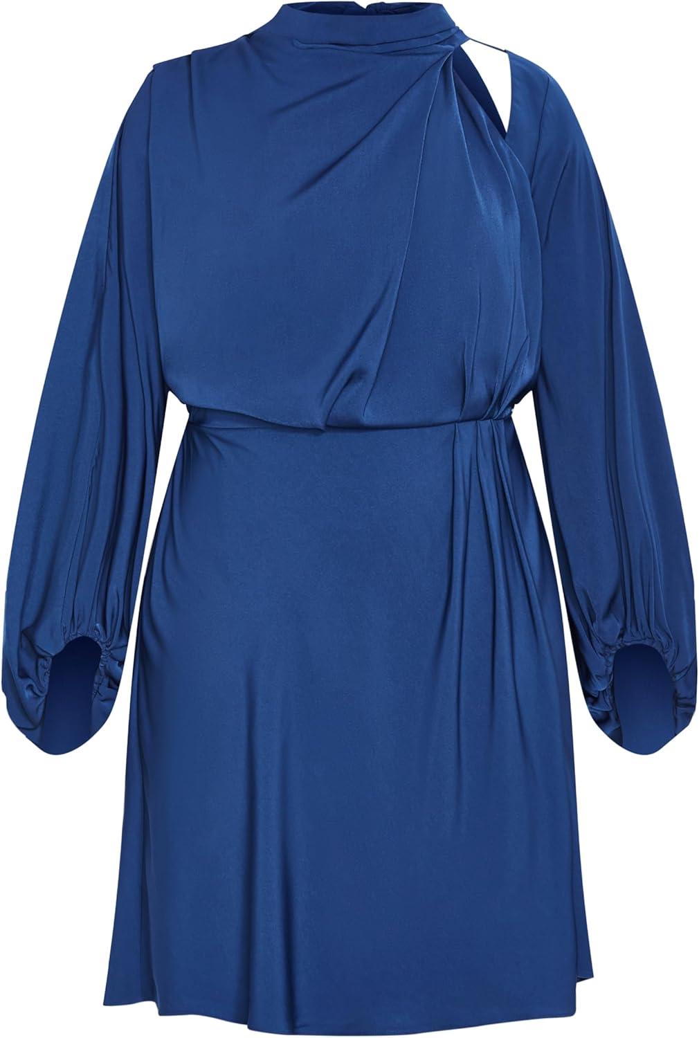 image:imageCity Chic Womens Plus Size Cocktail Dress Jaylee MiniDeep Ocean