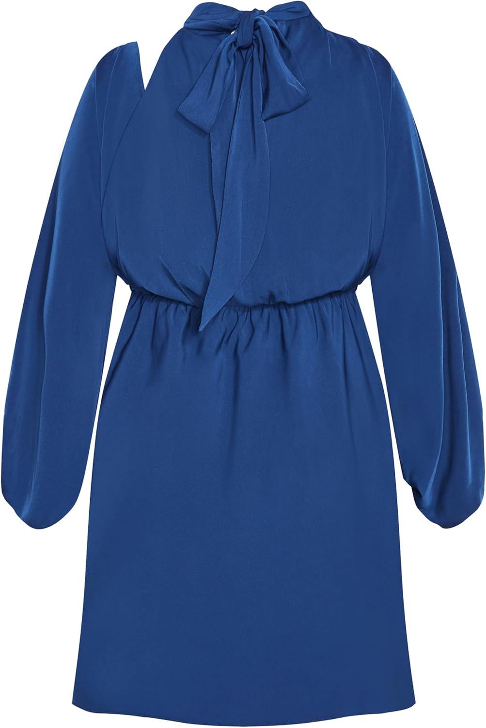 image:imageCity Chic Womens Plus Size Cocktail Dress Jaylee MiniDeep Ocean