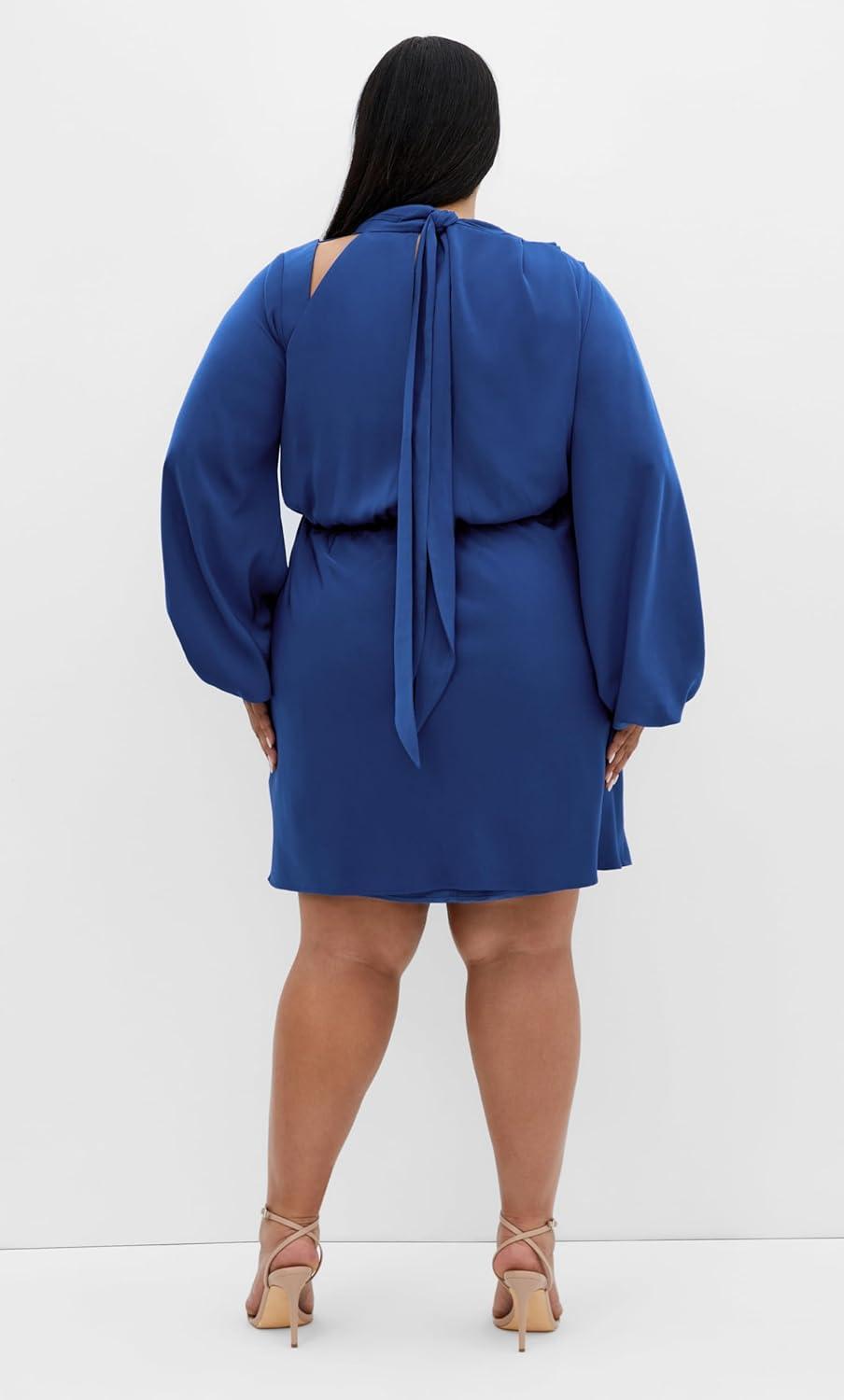 image:imageCity Chic Womens Plus Size Cocktail Dress Jaylee MiniDeep Ocean