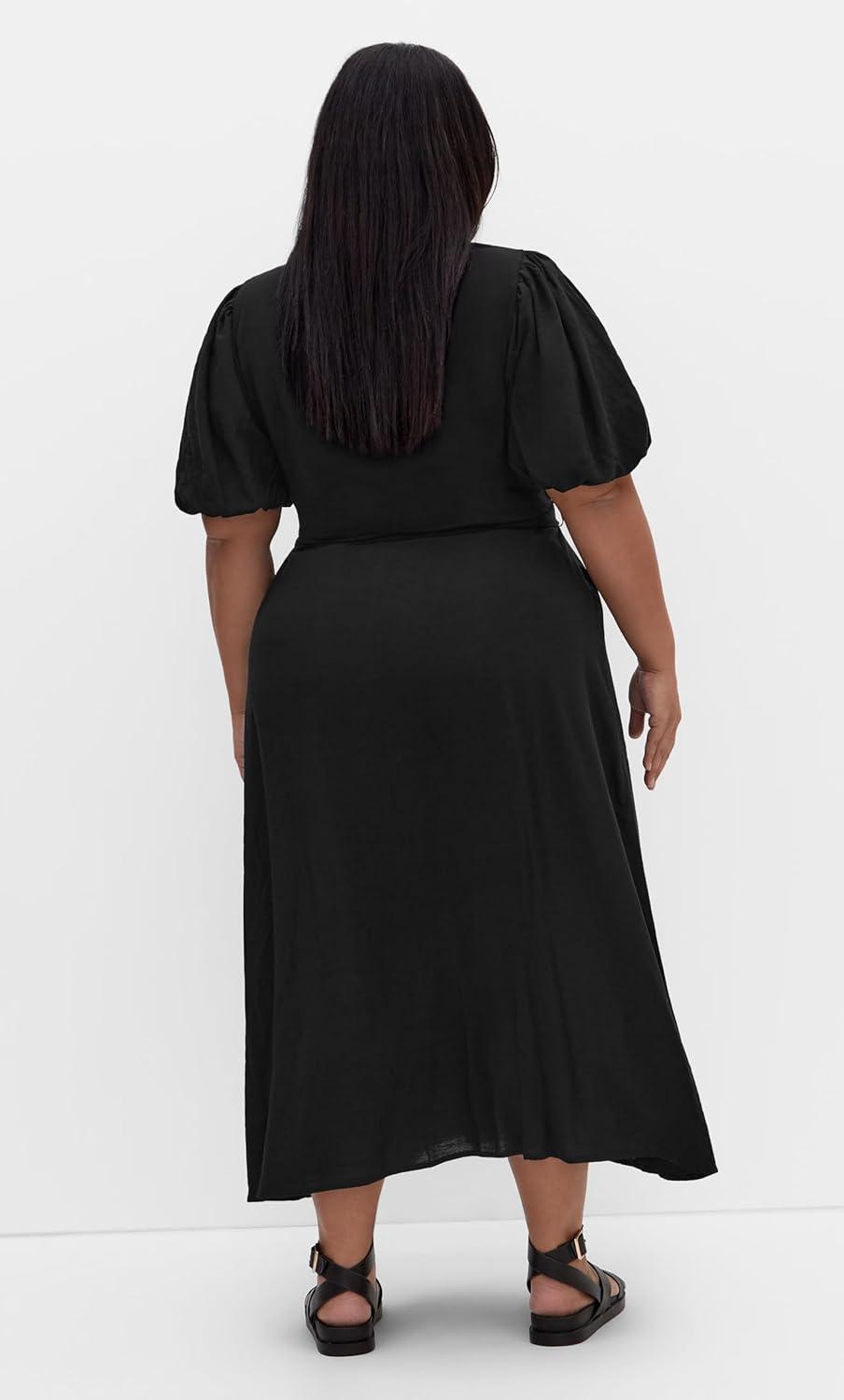 image:imageCity Chic Womens Plus Size Dress Davina PlainBlack
