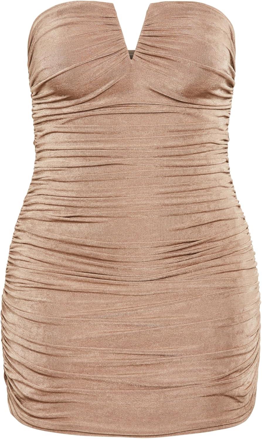 image:imageCity Chic Womens Plus Size Dress KaliMocha