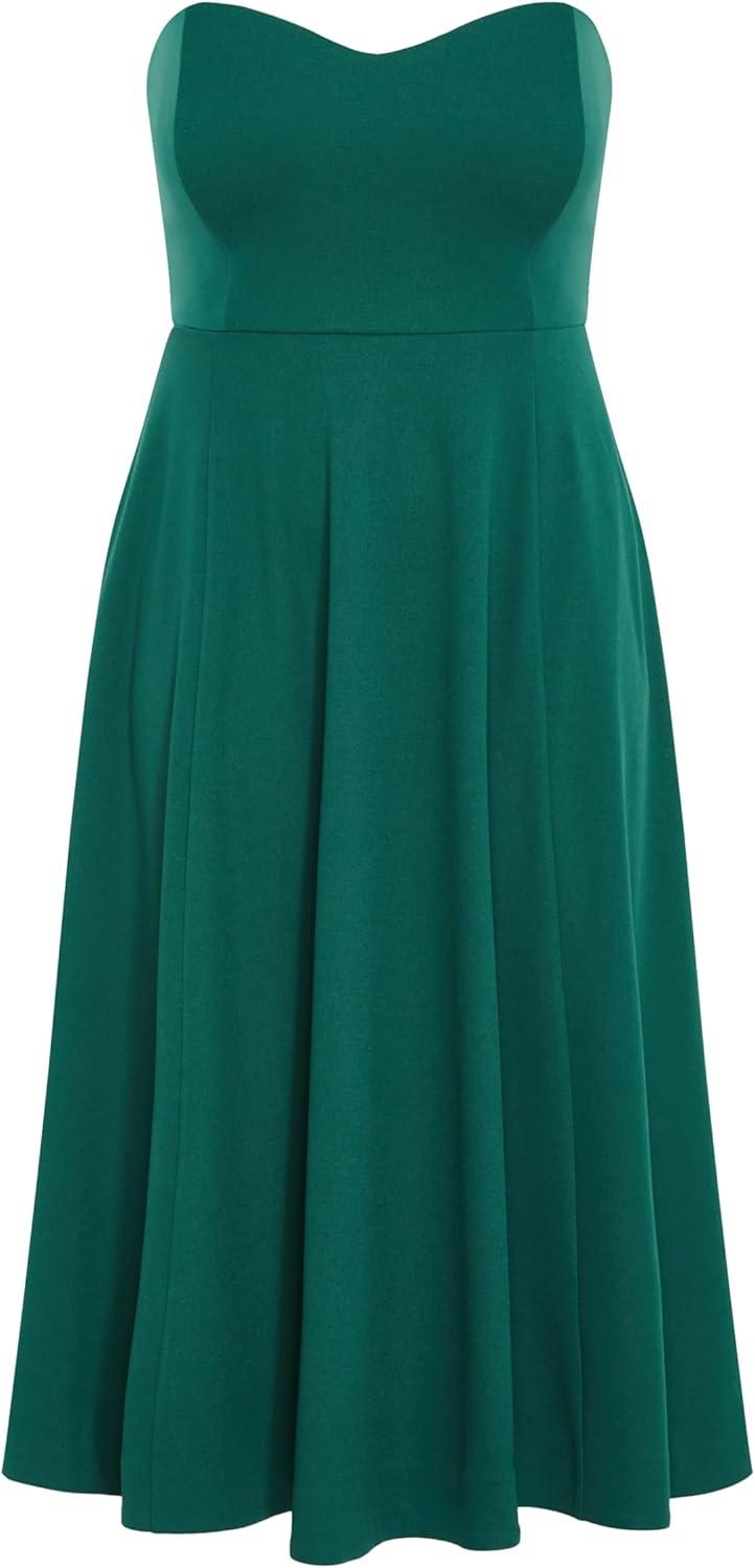 image:imageCity Chic Womens Plus Size Dress Sweet FlareSea Green