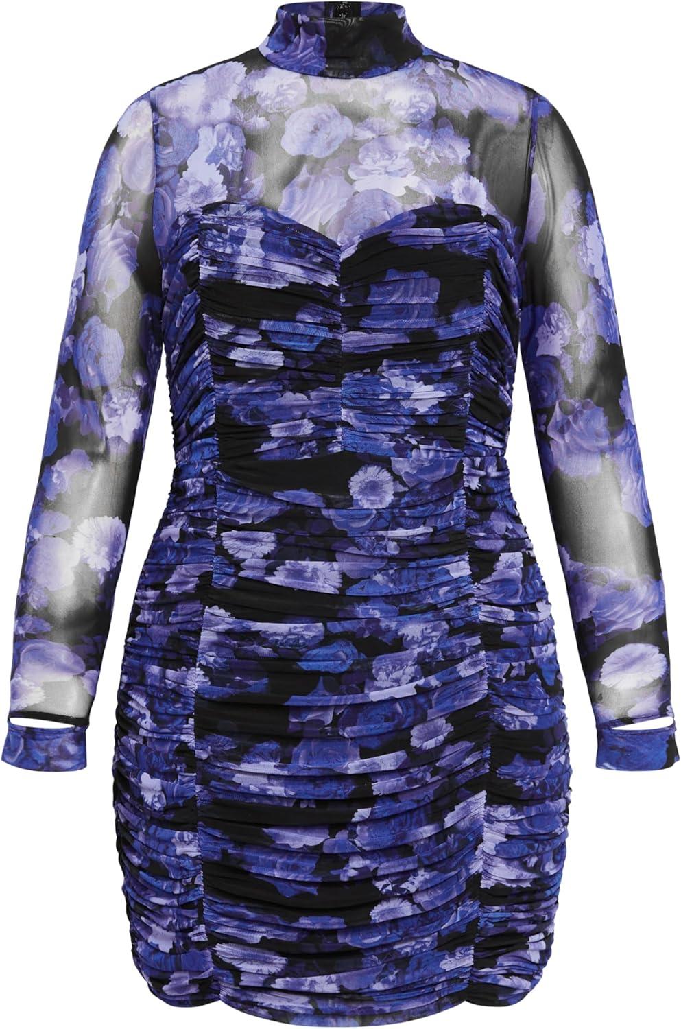 image:imageCity Chic Womens Plus Size Kiara DressMoonlit