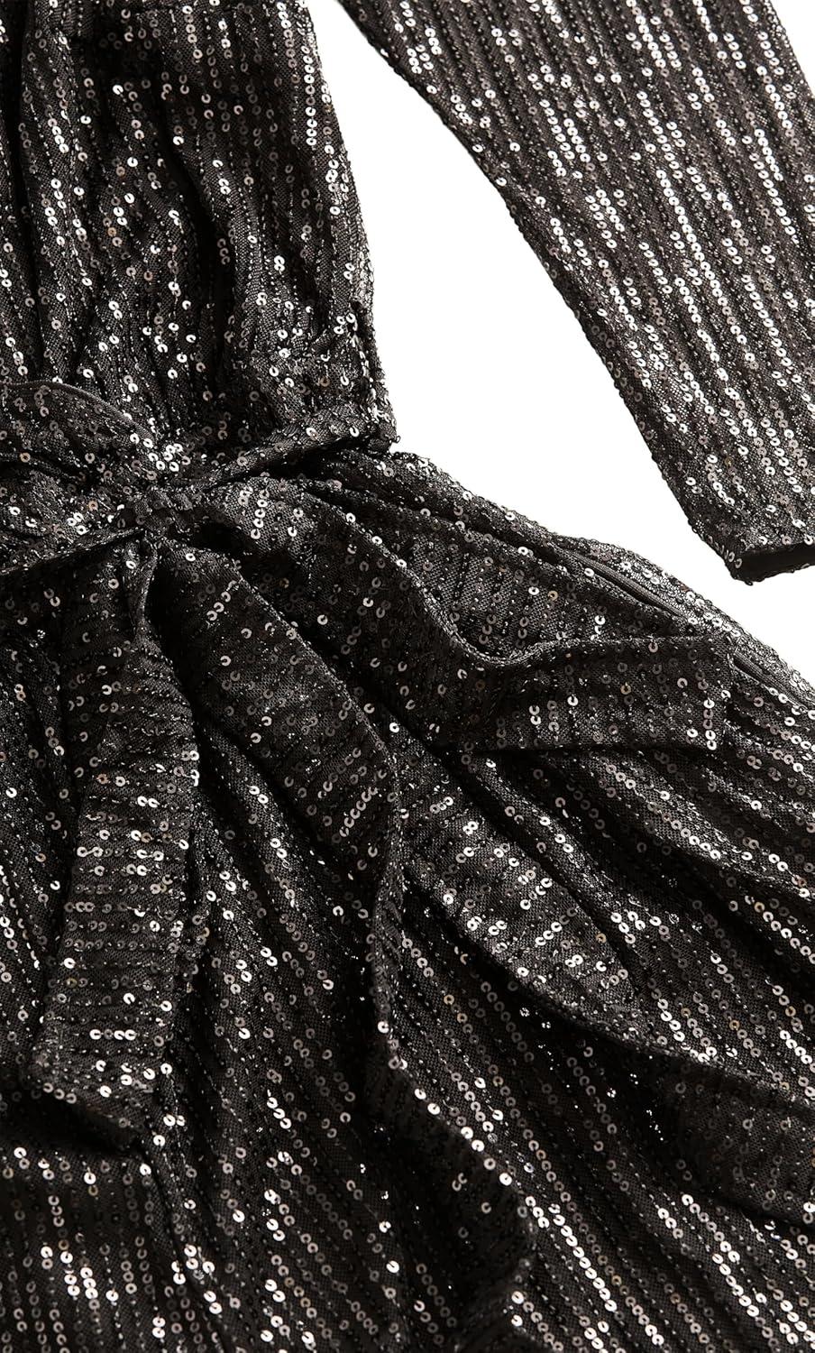 image:imageCity Chic Womens Plus Size Sequin PlaysuitBlack