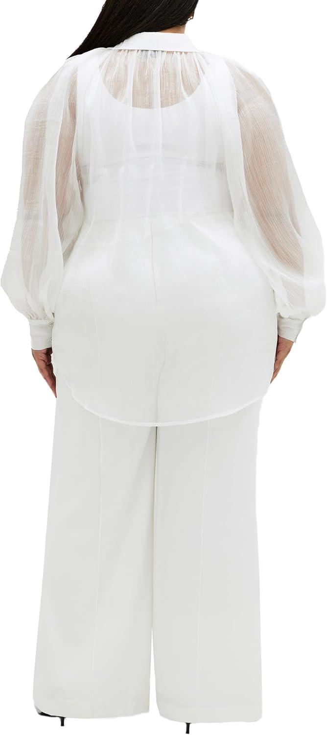 image:imageCity Chic Womens Plus Size Shirt IlianaIvory