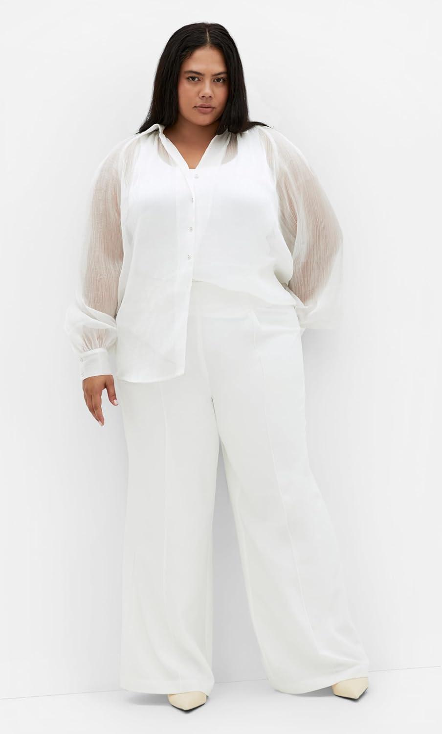 image:imageCity Chic Womens Plus Size Shirt IlianaIvory