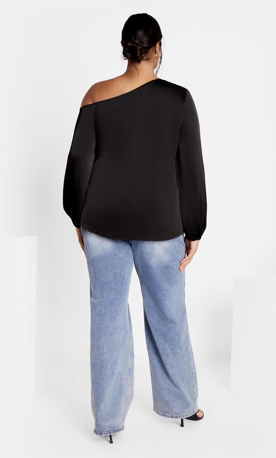 image:imageCity Chic Womens Plus Size Top KianaBlack