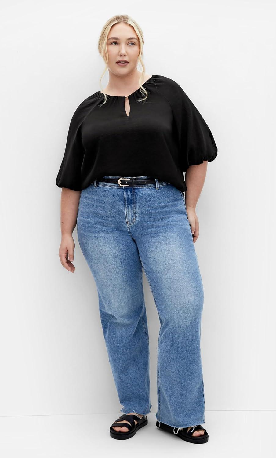 image:imageCity Chic Womens Plus Size Top AlyssiaBlack