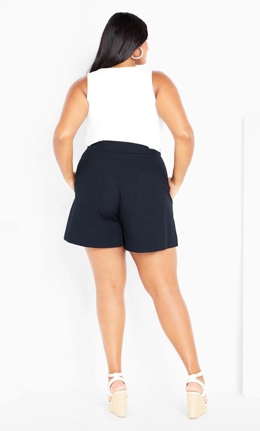 image:imageCity Chic Womens Short Spring CrstNavy