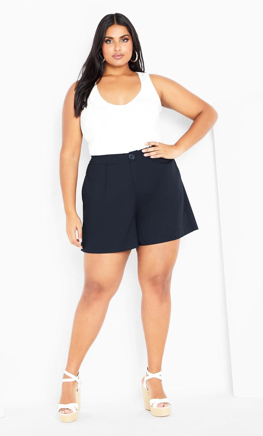 image:imageCity Chic Womens Short Spring CrstNavy