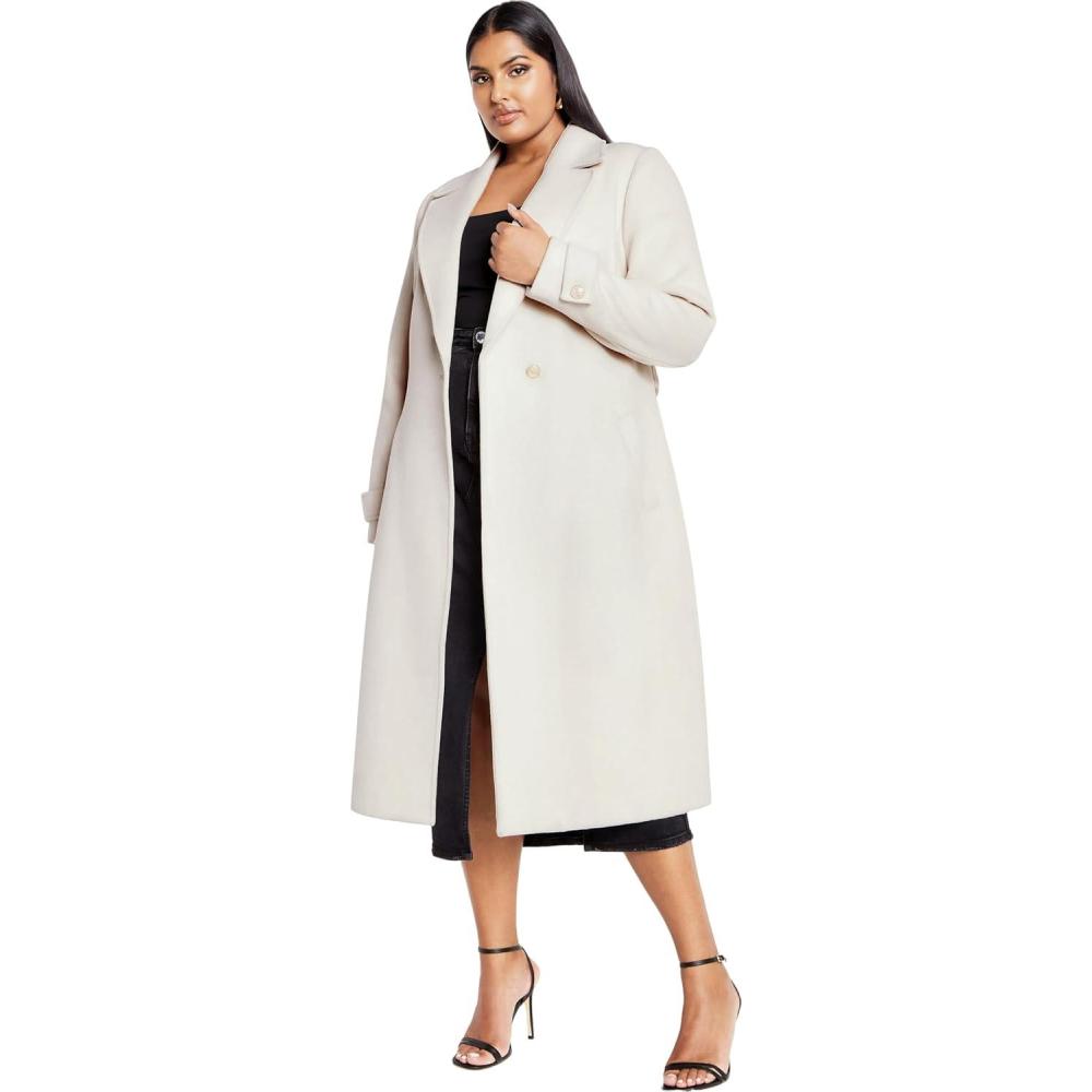 image:imageCity Chic Womens Plus Size Abby CoatOat