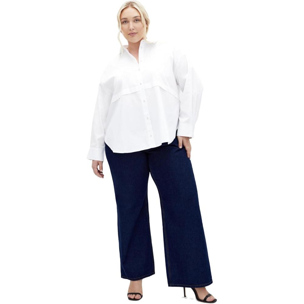 image:imageCity Chic Womens Plus Size Shirt  MalaniIvory