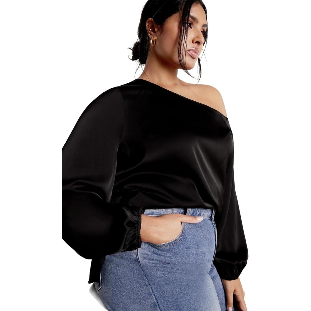 image:imageCity Chic Womens Plus Size Top  KianaBlack