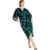 image:imageCity Chic Womens Kimberly Print Maxi DressAquarelle