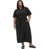 image:imageCity Chic Womens Plus Size Dress  Davina PlainBlack