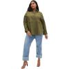 image:imageCity Chic Womens Plus Size Shirt  MalaniKhaki