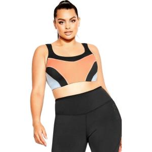 City Chic Plus Size Bra, Underwire Contour Sports Bra