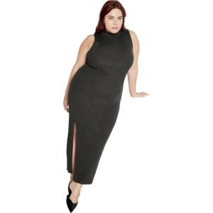 City Chic Women’s Citychic Plus Size Dress Kenia(Charcoal)