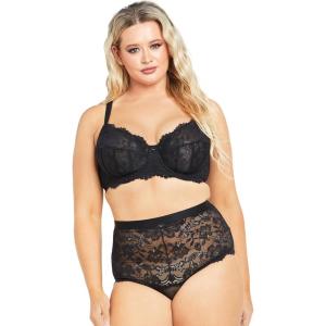 City Chic Women’s Plus Size Bra – Lara Underwire(Black)