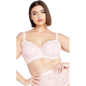 City Chic Women’s Plus Size Bra – Lara Underwire(Blush)