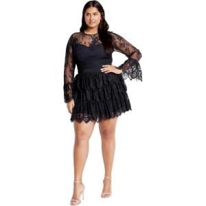 City Chic Women’s Plus Size Dress Logan(Navy)