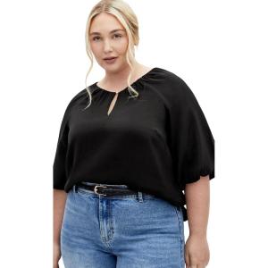 City Chic Women’s Plus Size Top Alyssia(Black)