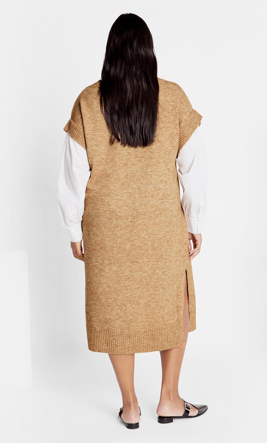 image:imageCity Chic Womens Plus Size Dress ShereenBrown