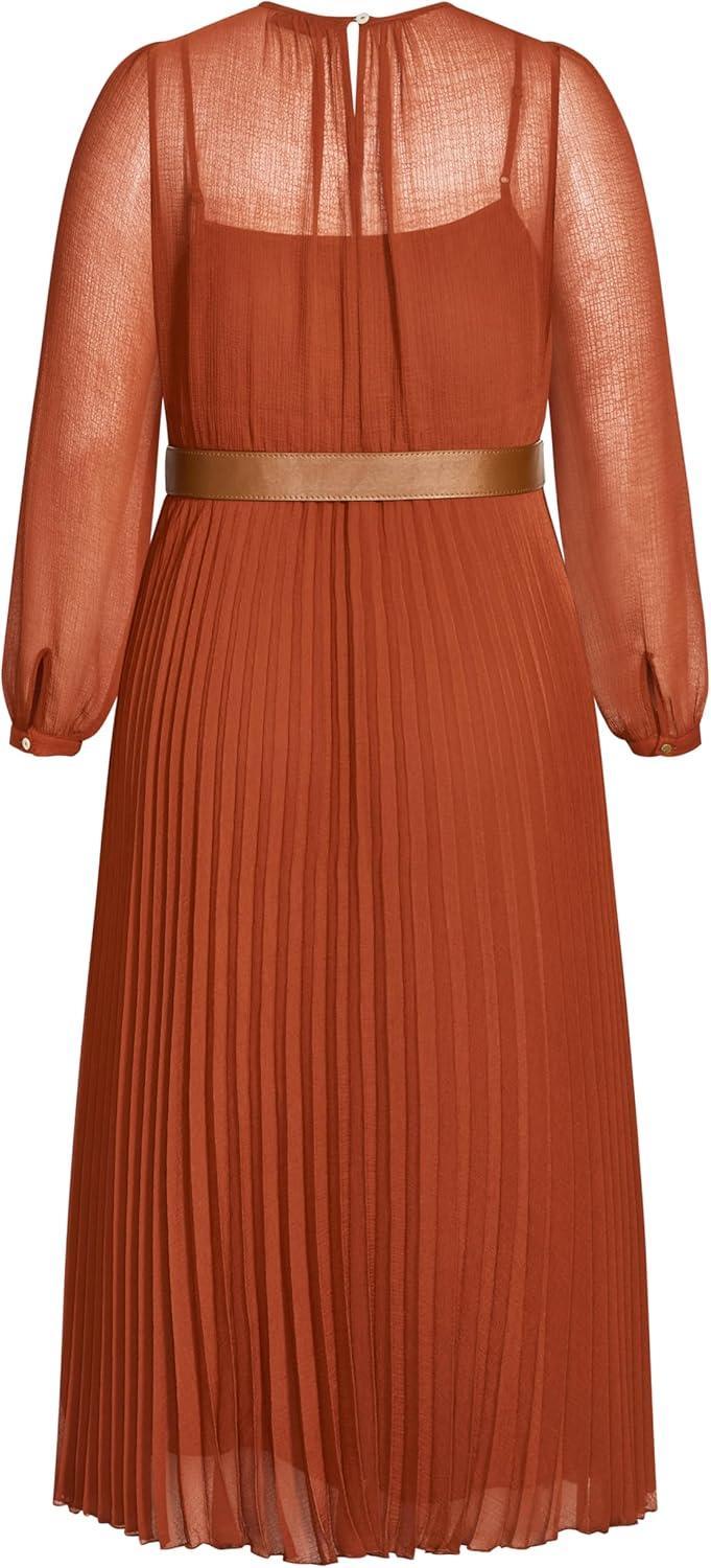 image:imageCity Chic Womens Plus Size Dress Love PleatGinger