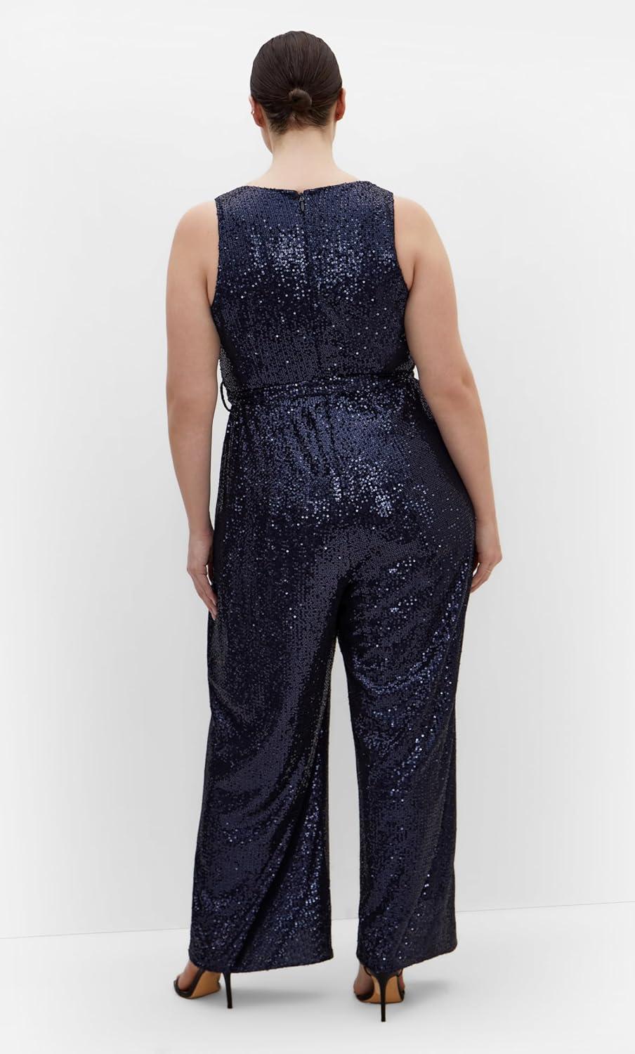 image:imageCity Chic Womens Plus Size Jumpsuit DazzlingNavy