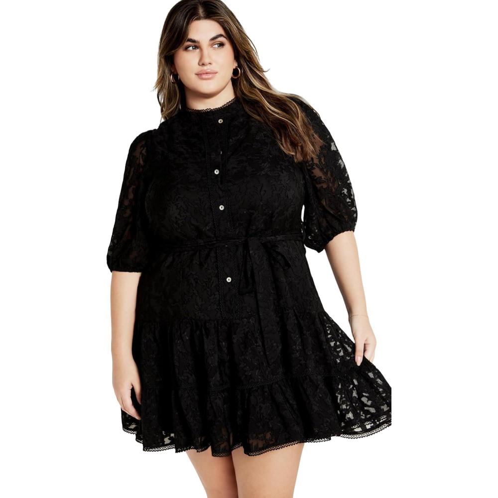 image:imageCity Chic Plus Size Dress Chrissa DressBlack