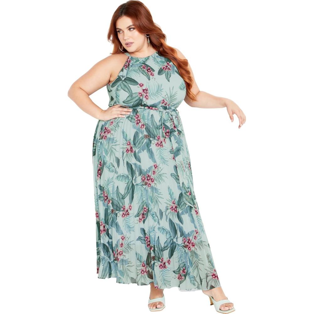 image:imageCity Chic Womens Apparel Womens Maxi Rebecca PRTSeafoam Maya Orchid