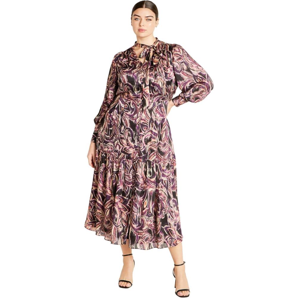 image:imageCity Chic Womens City Chic Plus Size Maxi SuzanneVintage Paisley