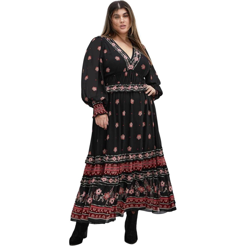 image:imageCity Chic Womens Plus Size Maxi Dress  CamillaBatik Border