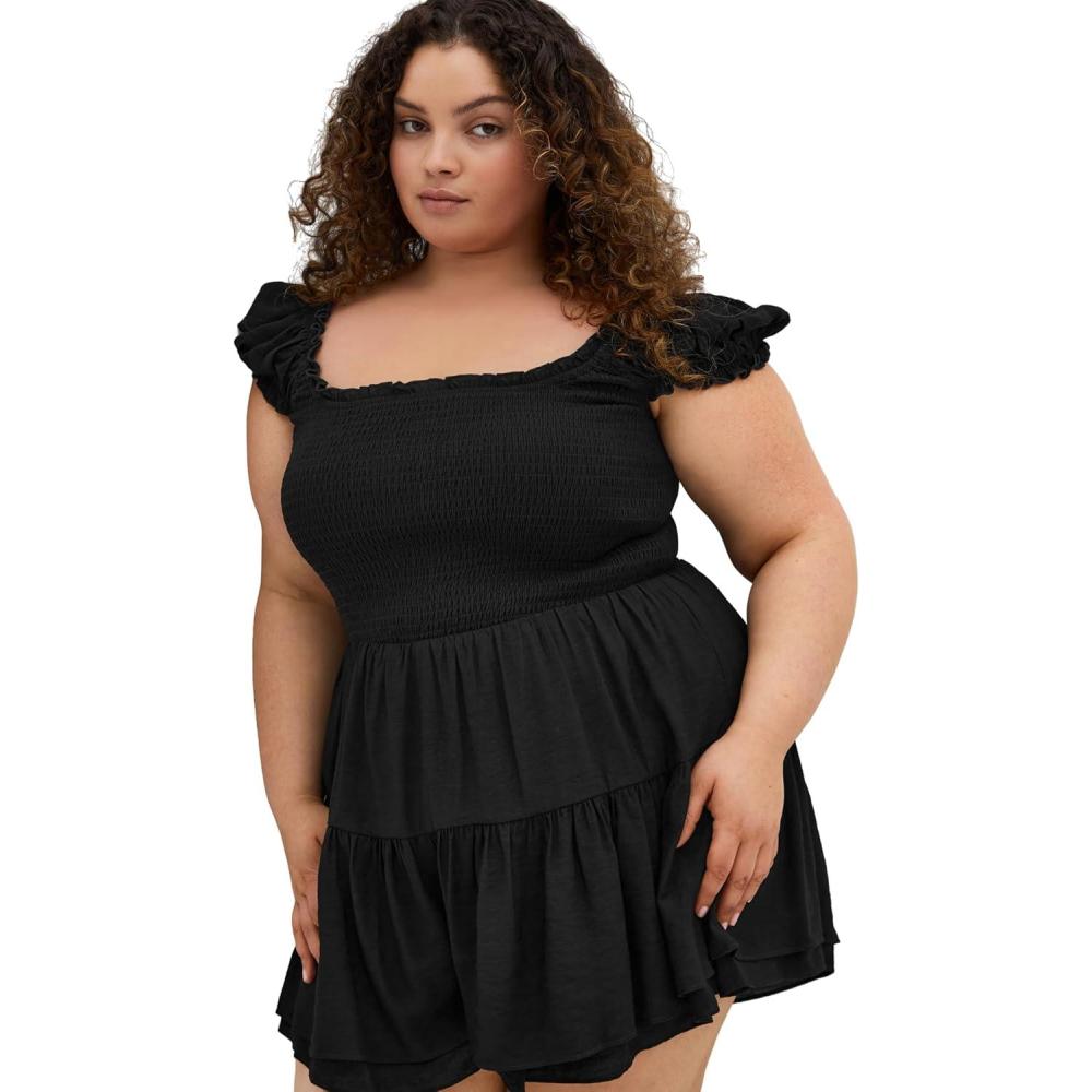 image:imageCity Chic Womens Plus Size Playsuit  ZuriBlack