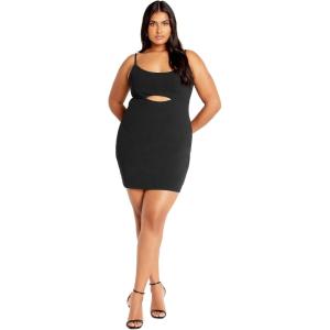 City Chic Women’s Plus Size Baylee Dress(Black)