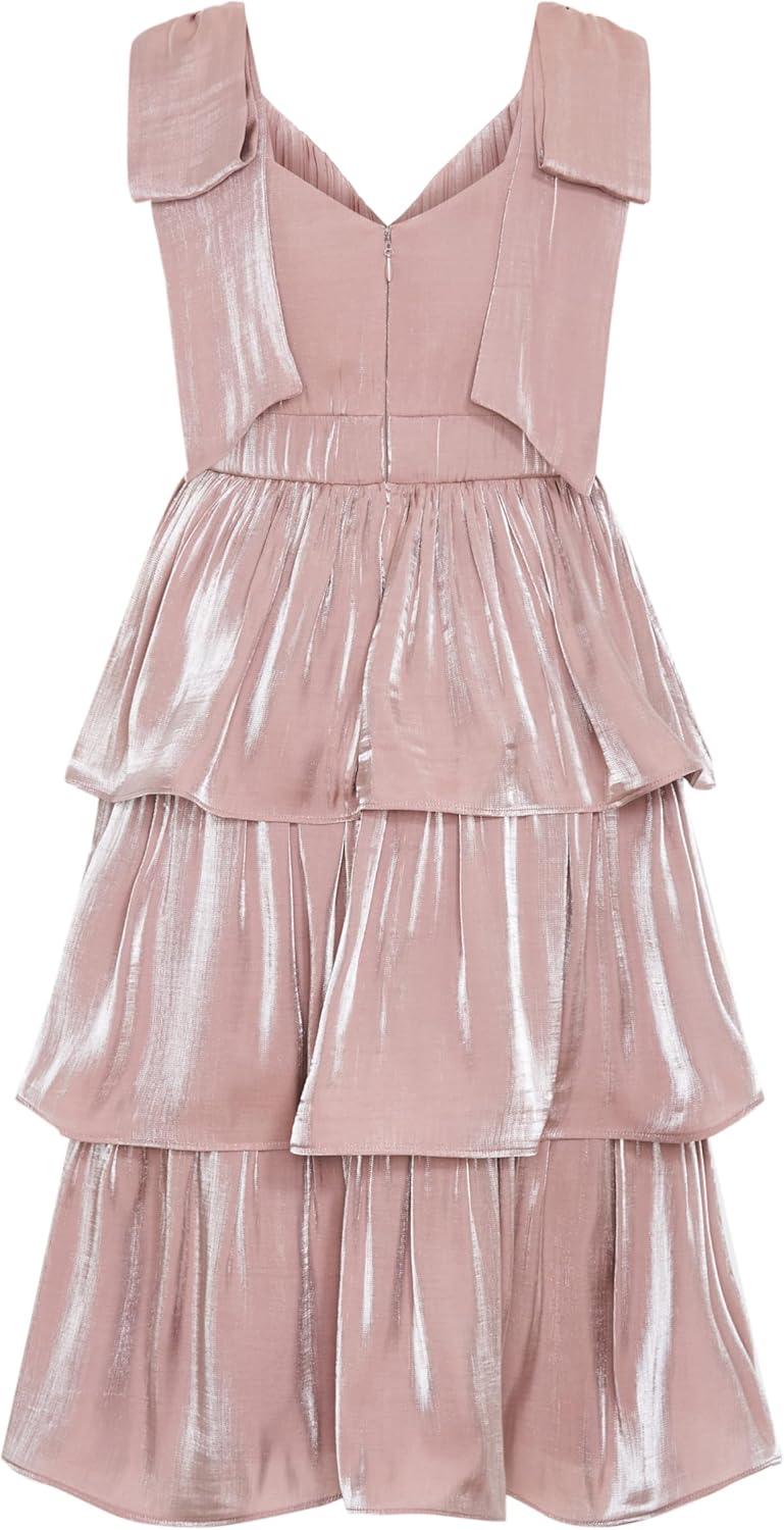 image:imageCity Chic Womens Plus Size Cocktail Dress Betty Bow MidiPink Champagne