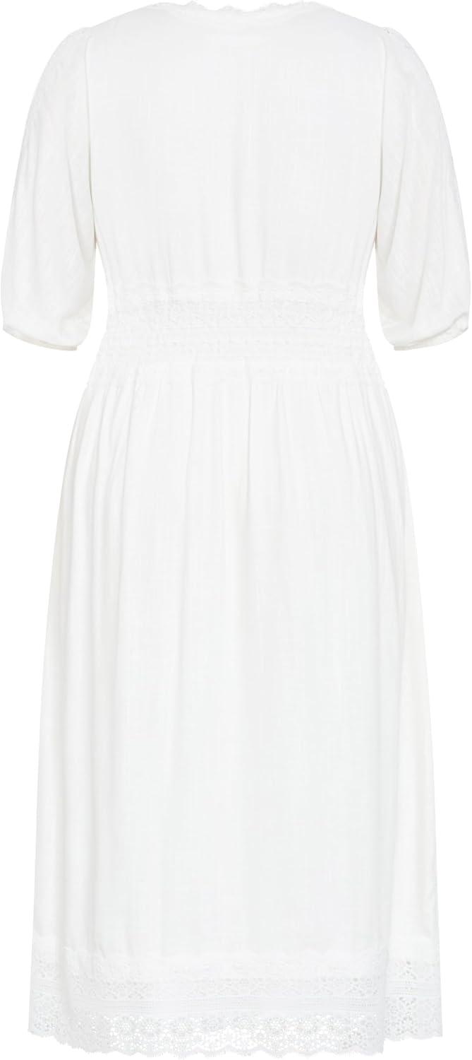 image:imageCity Chic Womens Plus Size Dress Belle V Neck MidiIvory