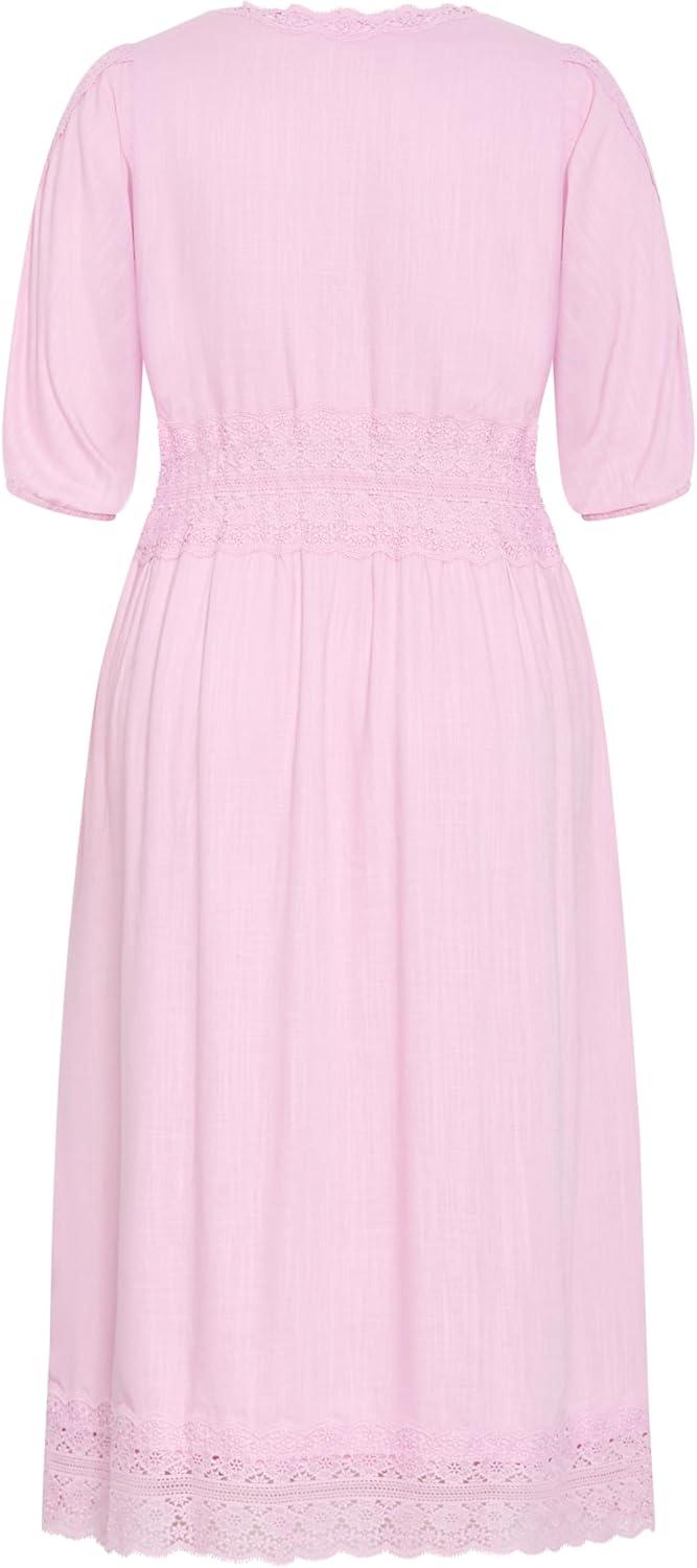 image:imageCity Chic Womens Plus Size Dress Belle V Neck MidiLavender