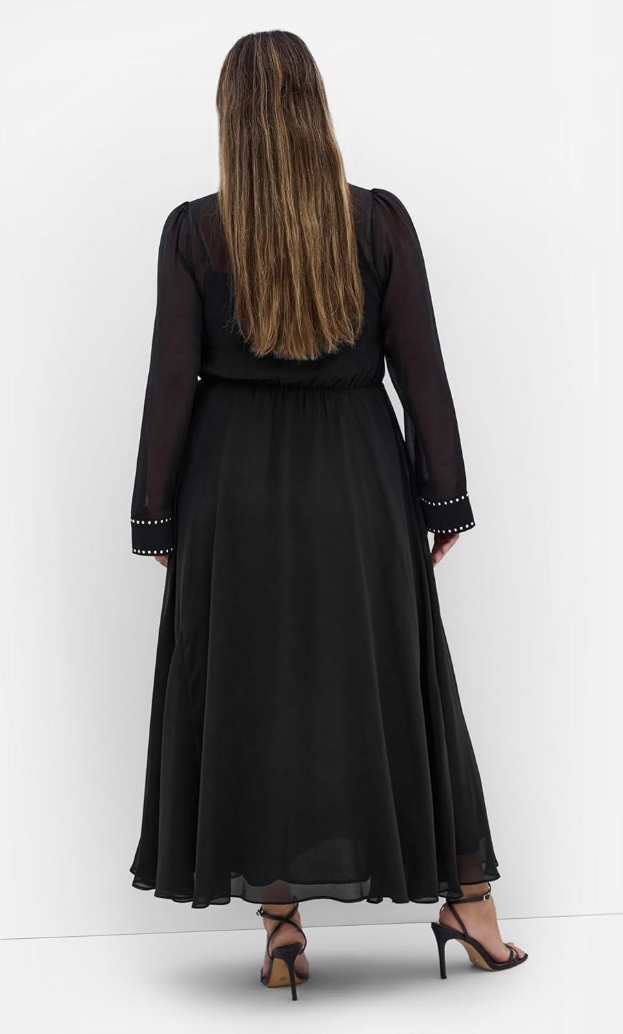 image:imageCity Chic Womens Plus Size Dress Kara MaxiBlack