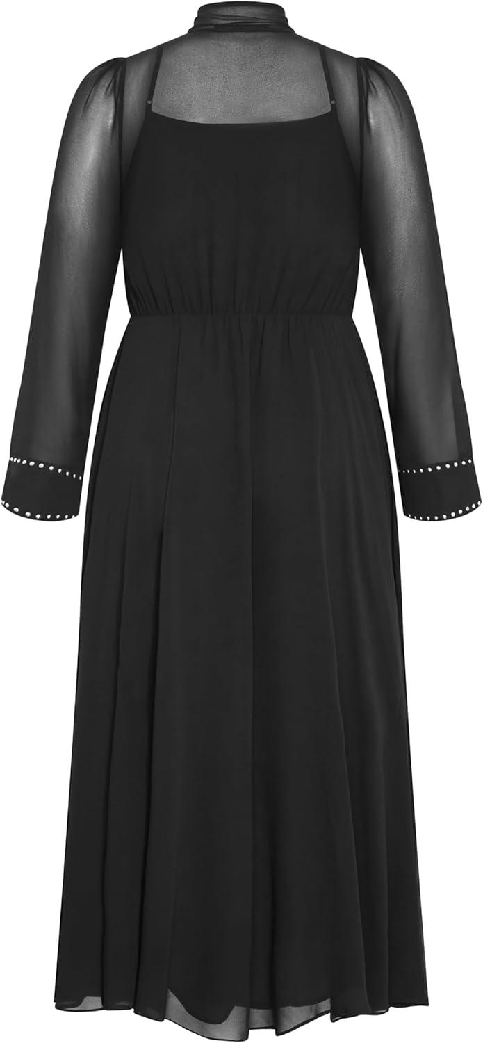 image:imageCity Chic Womens Plus Size Dress Kara MaxiBlack