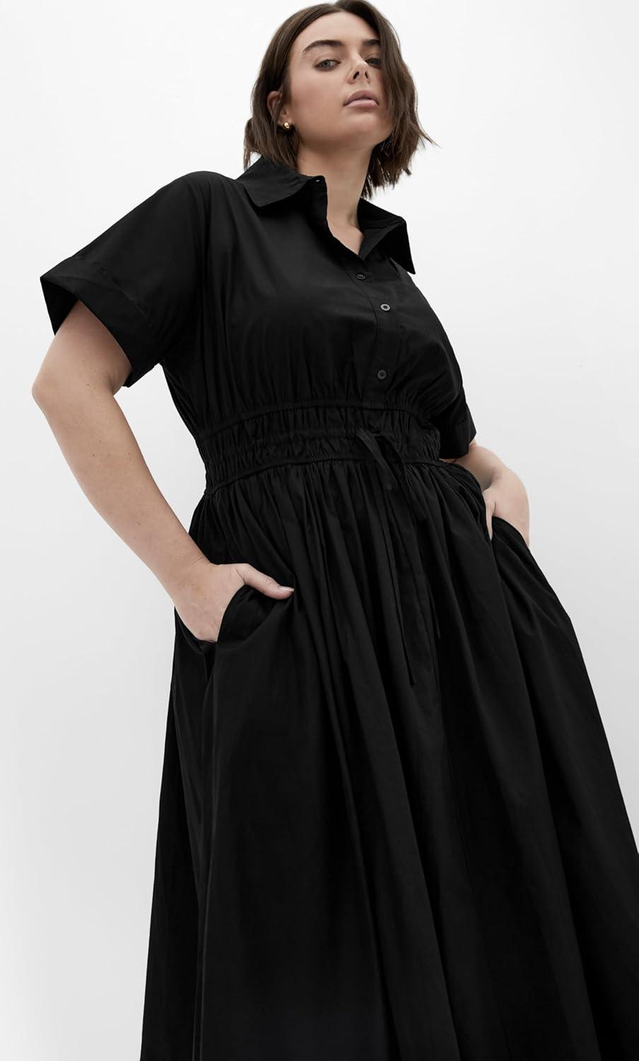 image:imageCity Chic Womens Plus Size Dress Lana ShirtBlack