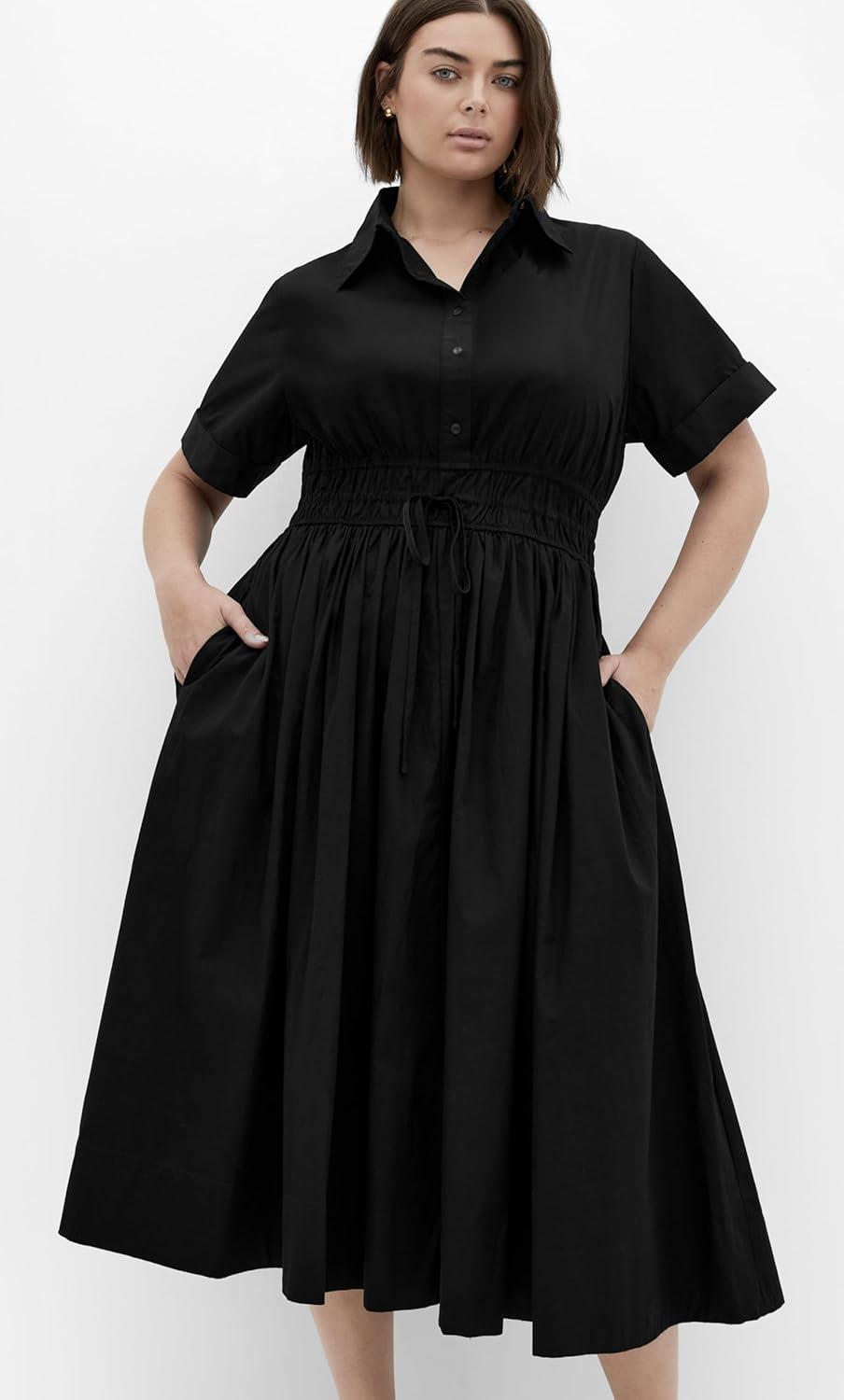 image:imageCity Chic Womens Plus Size Dress Lana ShirtBlack
