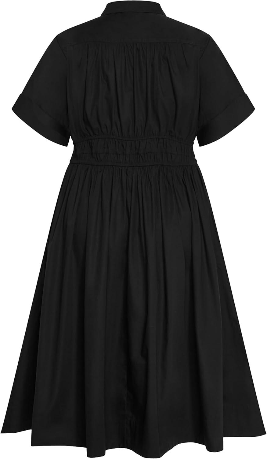 image:imageCity Chic Womens Plus Size Dress Lana ShirtBlack