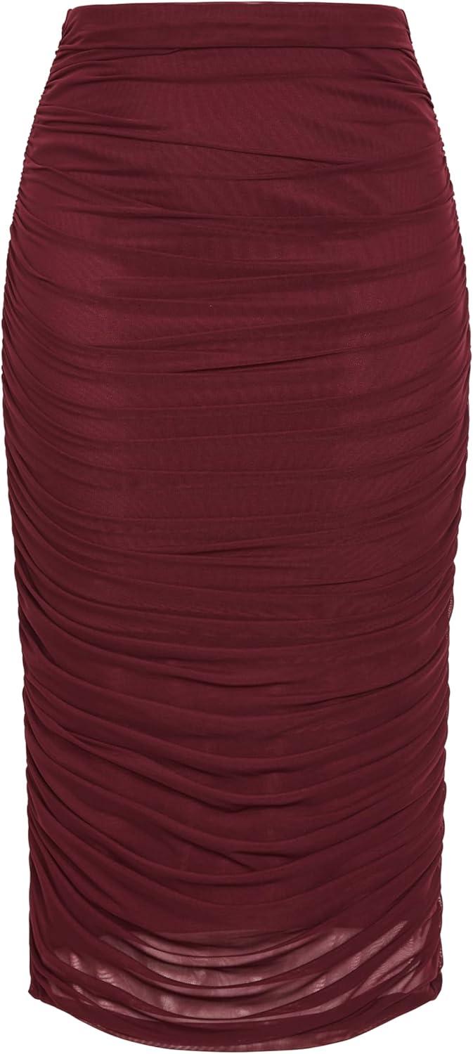 image:imageCity Chic Womens Plus Size Skirt LiviaChoc Cherry