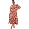 image:imageCity Chic Womens Plus Size Dress  Jessie Print MaxiGinger Paisley