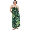 image:imageCity Chic Womens Plus Size Dress  Peta Palm MaxiNight Palm