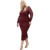 image:imageCity Chic Womens Plus Size Skirt  LiviaChoc Cherry