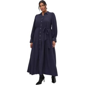 City Chic Women’s Plus Size Dress – Romie(Navy)